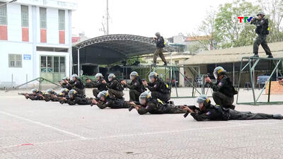 “Chất thép” của lực lượng Cảnh sát cơ động Thanh Hóa